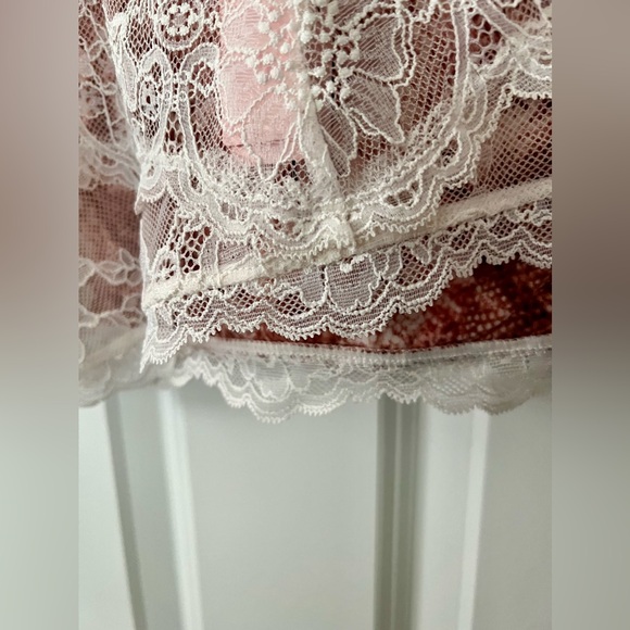 Women’s Victoria Secret Lace Snakeskin Print Lounge Tank Top. NEW! - Picture 7 of 7